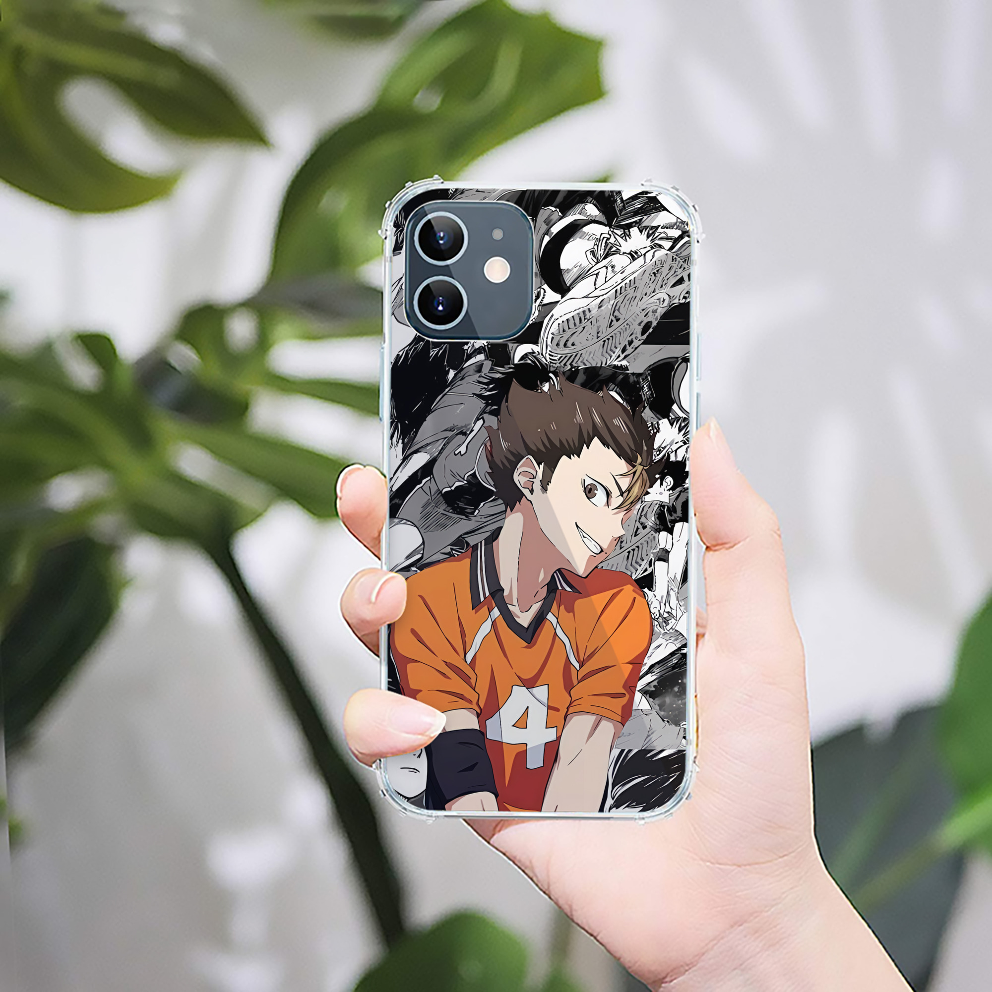 （画像用） ハイキュー!! Haikyu!! 【iPhone 12シリーズ対応】透明スマホケース（クリアソフトケース）